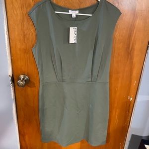 Nine West Cap Sleeve Ponte Sheath Dress